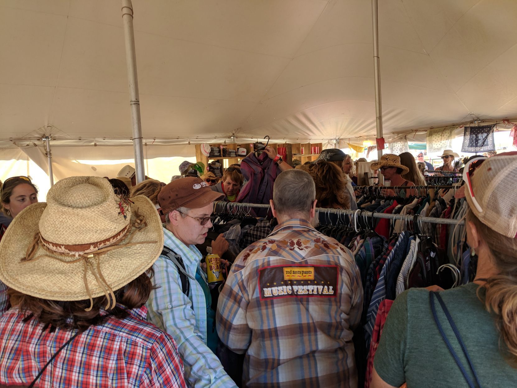 Merchandise tent